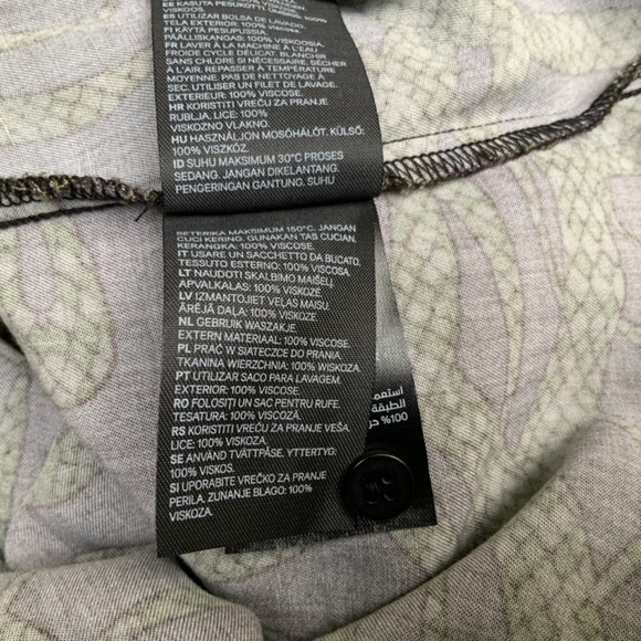 RICHARD ALLAN x H&M Brown Snake Dress Long Sleeve - Picture 9 of 10